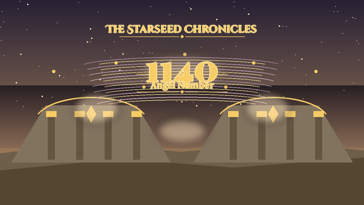 Angel Number 1140: The Starseed Chronicles Style H, Dimmed Village Quiet Keystone Source Pool