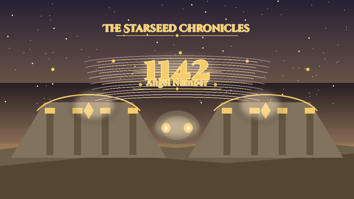 Angel Number 1142: The Starseed Chronicles Style H, Moon Crystal Village Keystone Faith Bridge