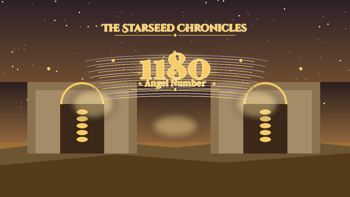 Angel Number 1180: The Starseed Chronicles Style H, Golden Amphitheater Vault Source Pool