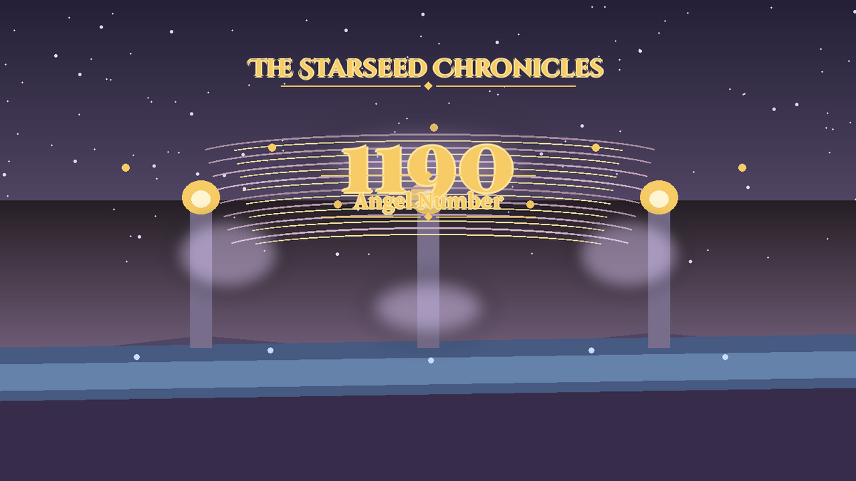 Angel Number 1190: The Starseed Chronicles Style H, Silver Cascade Bridges Release Source Pool