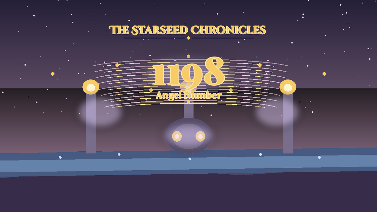 Angel Number 1198: The Starseed Chronicles Style H, Arcturian Healing Sanctum Release Coin Cascade