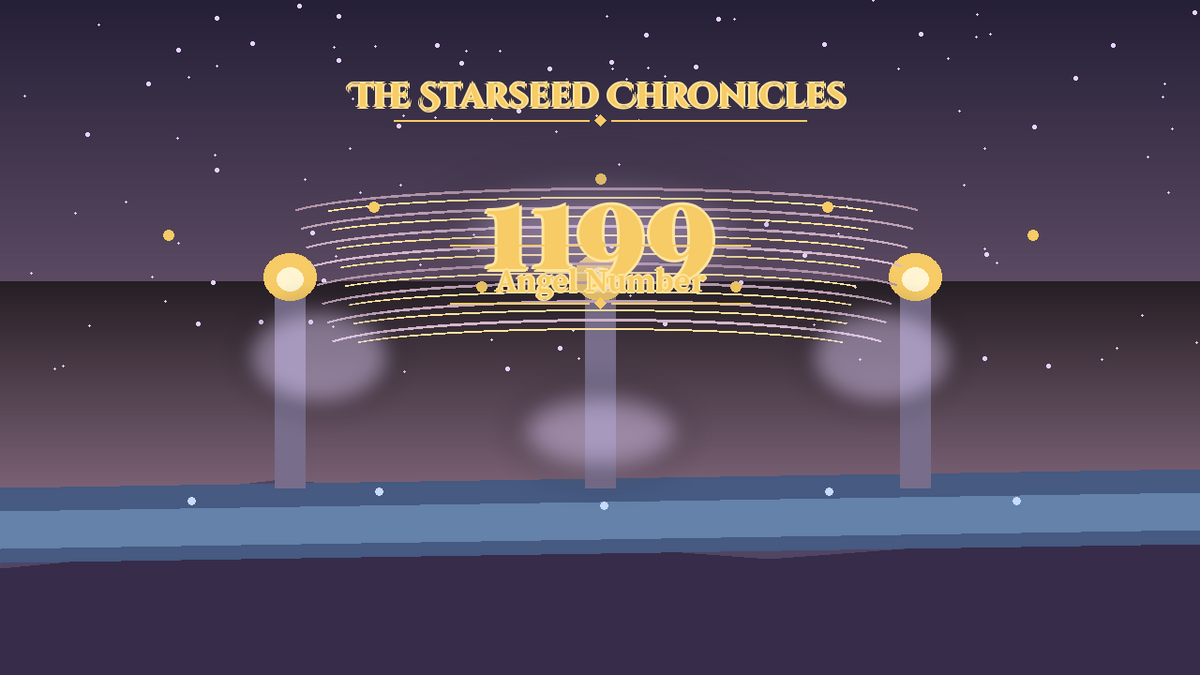Angel Number 1199: The Starseed Chronicles Style H, Misty Towering Mountains Release Release Shore