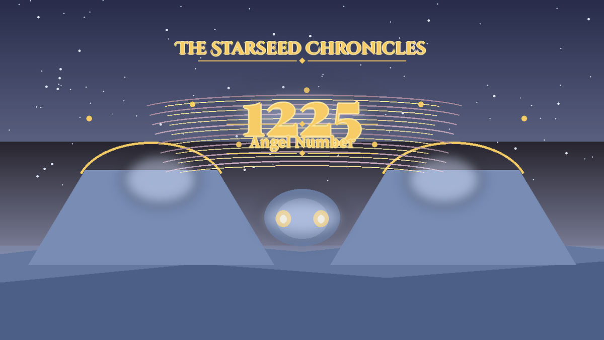 Angel Number 1225: The Starseed Chronicles Style H, Silver Cascade Bridges Twin Wind Lane