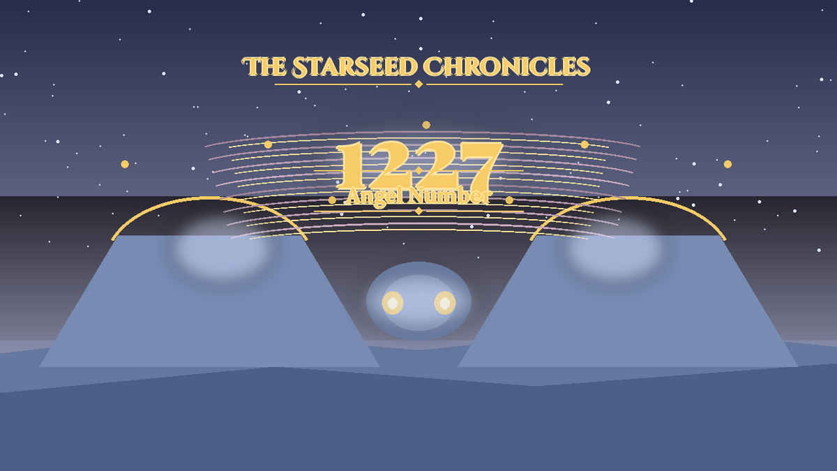 Angel Number 1227: The Starseed Chronicles Style H, Joyful Sky Glades Twin Spirit Spire