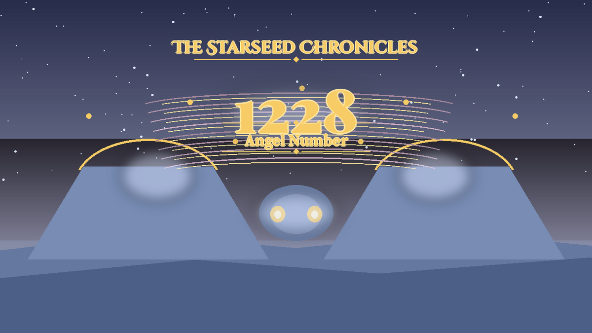 Angel Number 1228: The Starseed Chronicles Style H, Crystal Choir Plaza Twin Coin Cascade