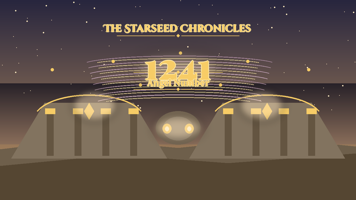 Angel Number 1241: The Starseed Chronicles Style H, Cedar Sanctuary Steps Keystone Dawn Gate