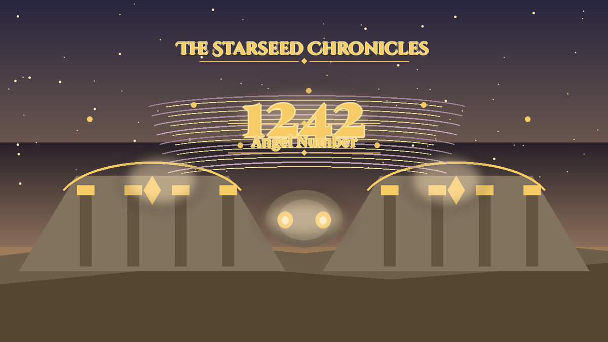 Angel Number 1242: The Starseed Chronicles Style H, Woodland Community Paths Keystone Faith Bridge