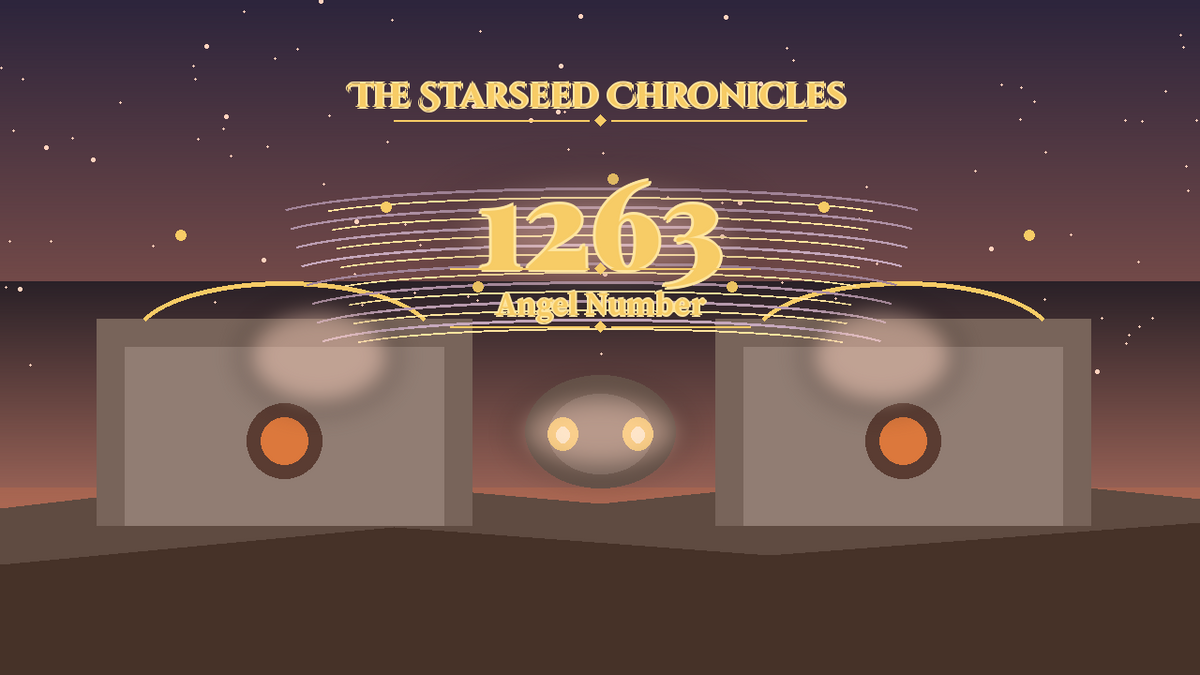 Angel Number 1263: The Starseed Chronicles Style H, Ember Market Courtyard Nest Joy Atelier