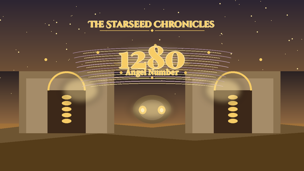 Angel Number 1280: The Starseed Chronicles Style H, Soft Carnival Meadow Vault Source Pool