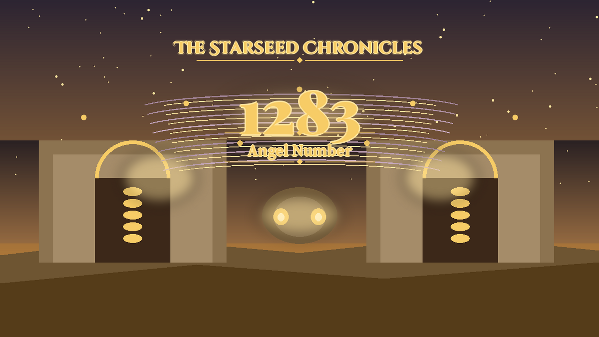 Angel Number 1283: The Starseed Chronicles Style H, Cedar Sanctuary Steps Vault Joy Atelier