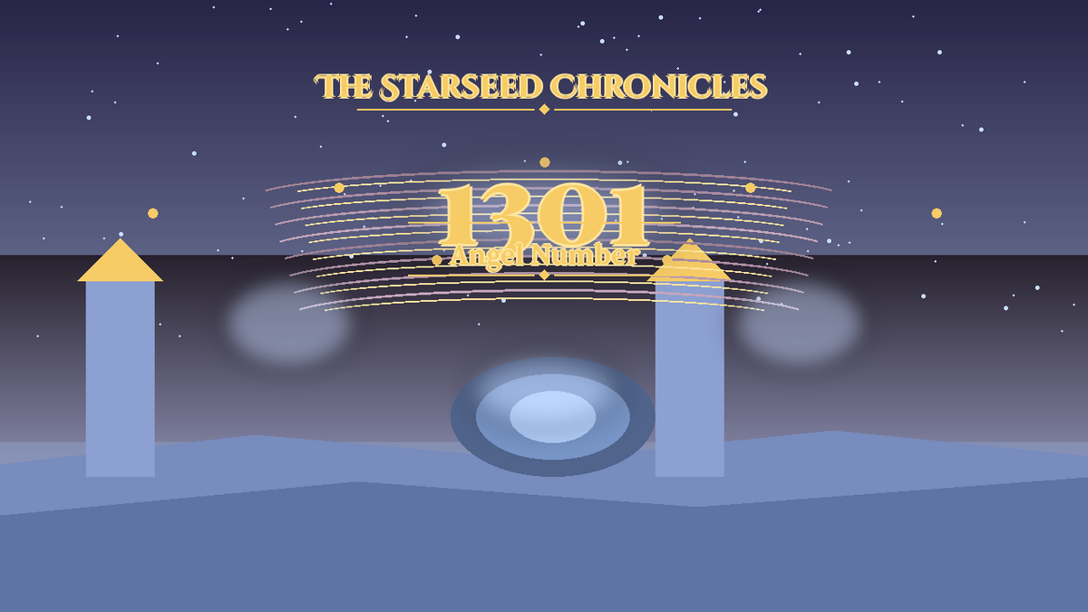 Angel Number 1301: The Starseed Chronicles Style H, Golden Amphitheater Zero Dawn Gate