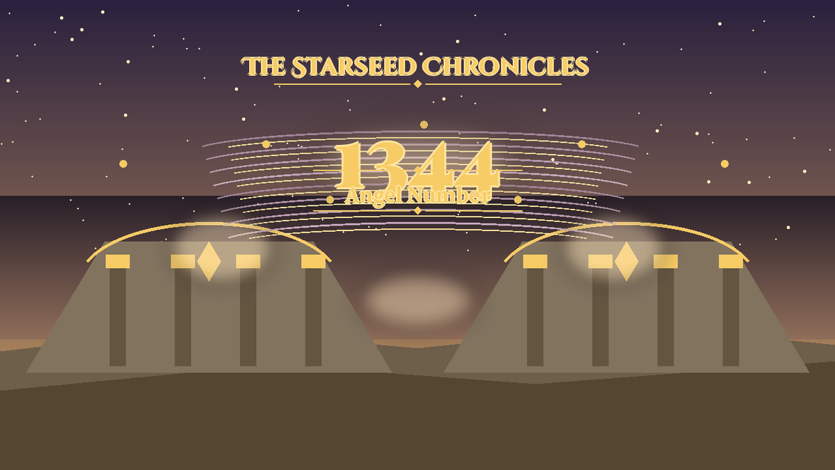 Angel Number 1344: The Starseed Chronicles Style H, Quill Library Cloister Keystone Keystone Span