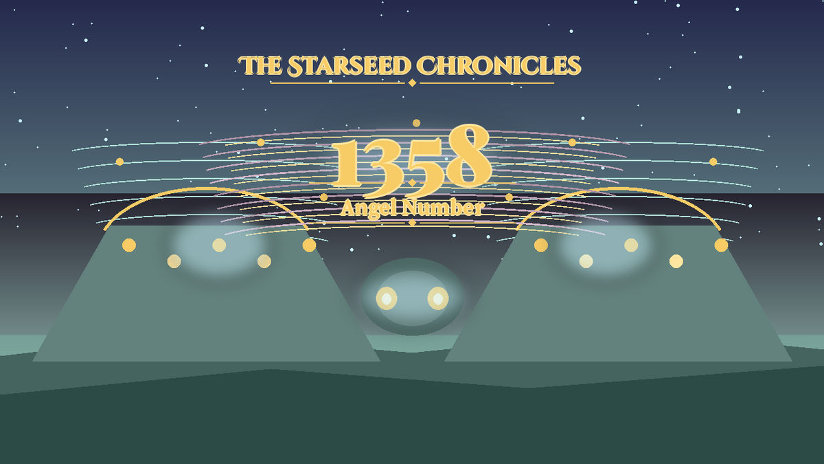 Angel Number 1358: The Starseed Chronicles Style H, Misty Towering Mountains Freewind Coin Cascade