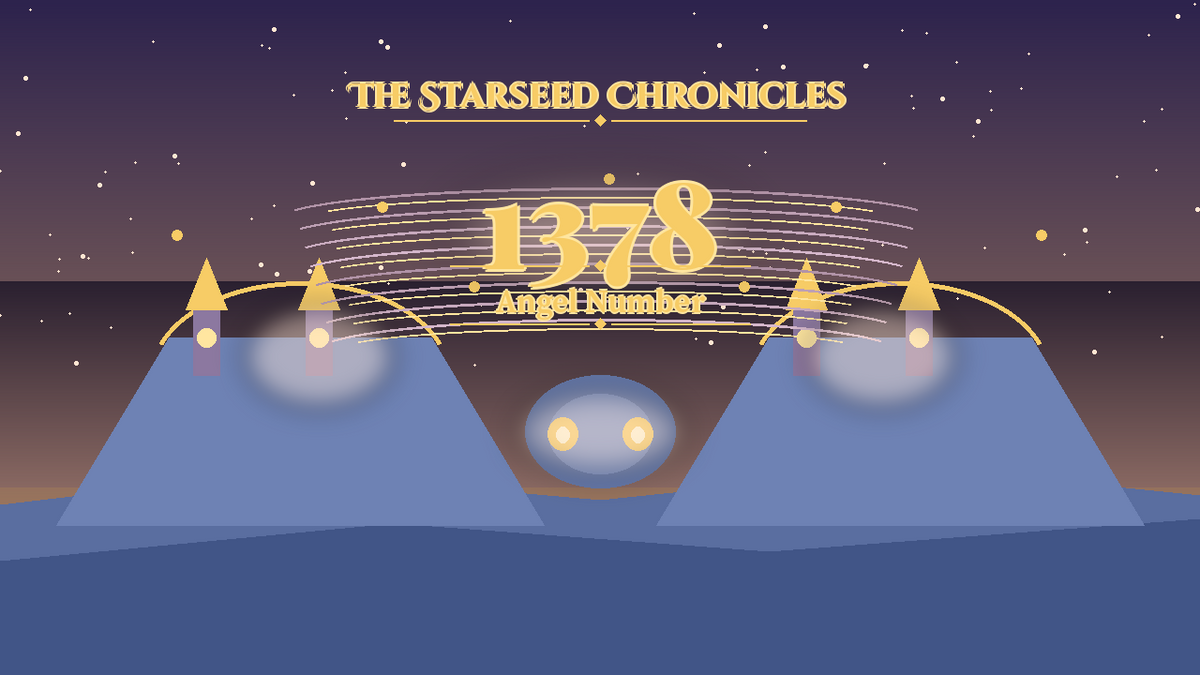 Angel Number 1378: The Starseed Chronicles Style H, Silver Cascade Bridges Seer Coin Cascade