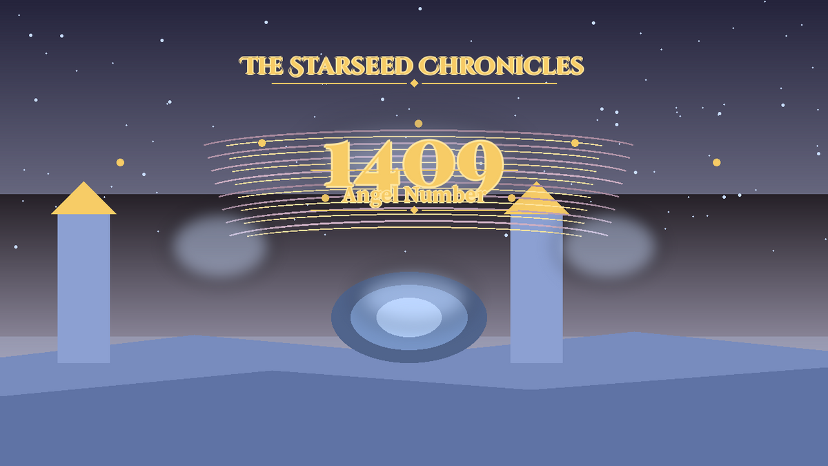 Angel Number 1409: The Starseed Chronicles Style H, Golden Amphitheater Zero Release Shore