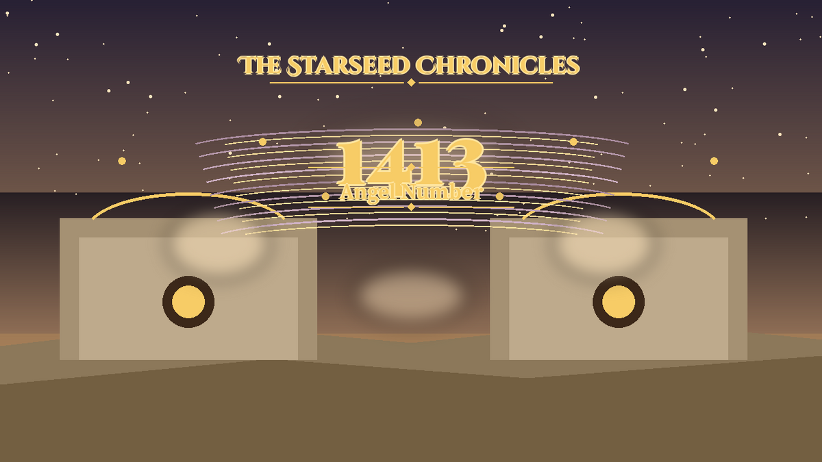 Angel Number 1413: The Starseed Chronicles Style H, Crystal River Crossing Pioneer Joy Atelier