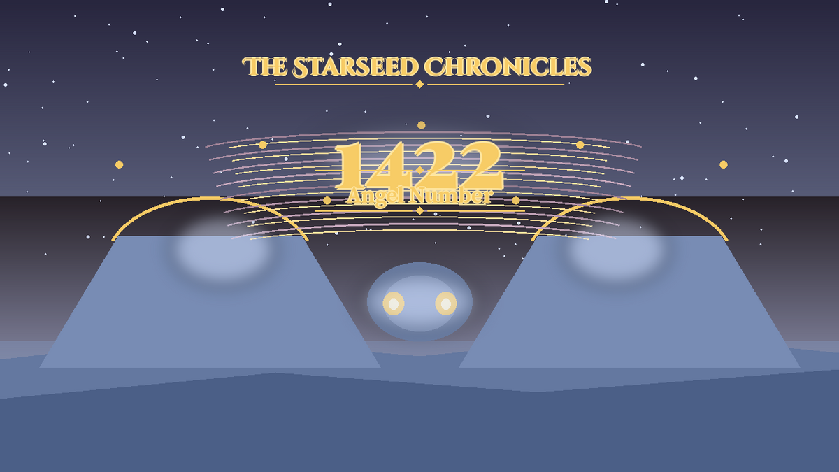 Angel Number 1422: The Starseed Chronicles Style H, Elara Cottage Hearth Twin Faith Bridge