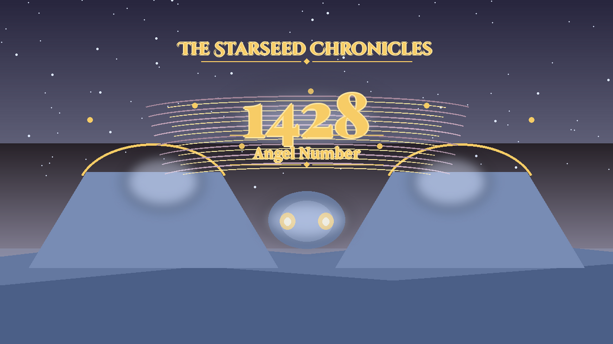 Angel Number 1428: The Starseed Chronicles Style H, Crystal River Crossing Twin Coin Cascade