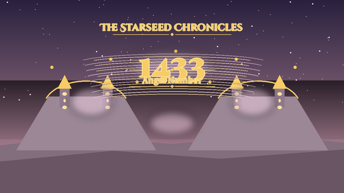 Angel Number 1433: The Starseed Chronicles Style H, Opal Forge Overlook Chorus Joy Atelier