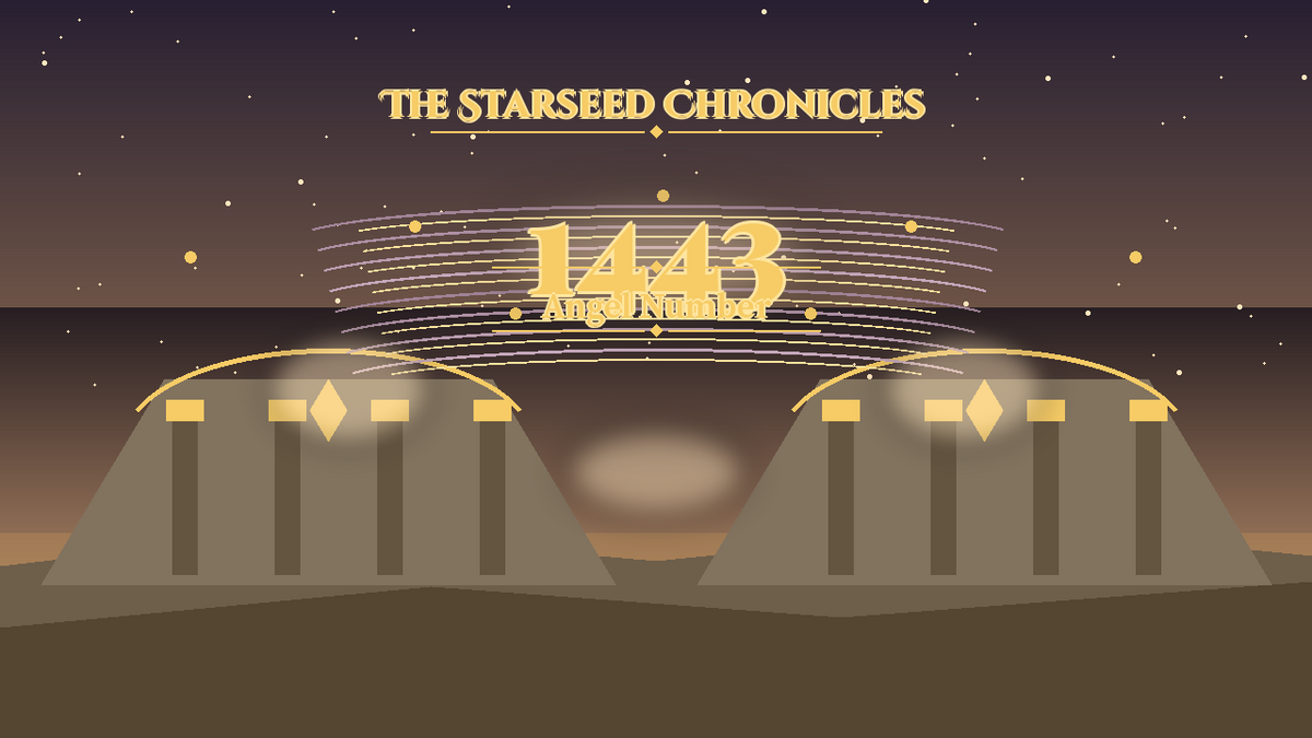 Angel Number 1443: The Starseed Chronicles Style H, Crystal River Crossing Keystone Joy Atelier