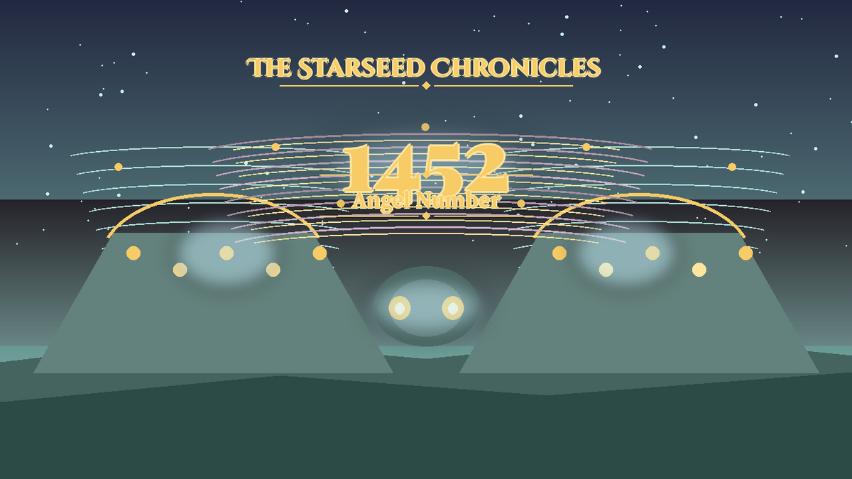 Angel Number 1452: The Starseed Chronicles Style H, Aurora Tide Harbor Freewind Faith Bridge