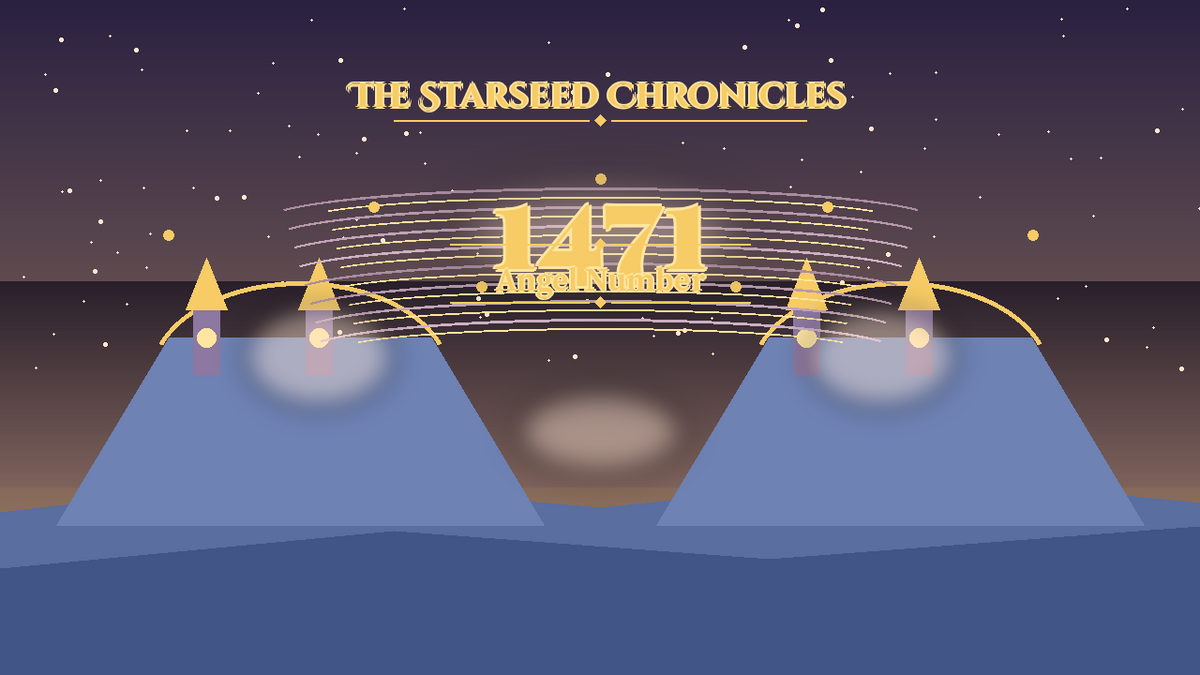 Angel Number 1471: The Starseed Chronicles Style H, Elara Cottage Hearth Seer Dawn Gate