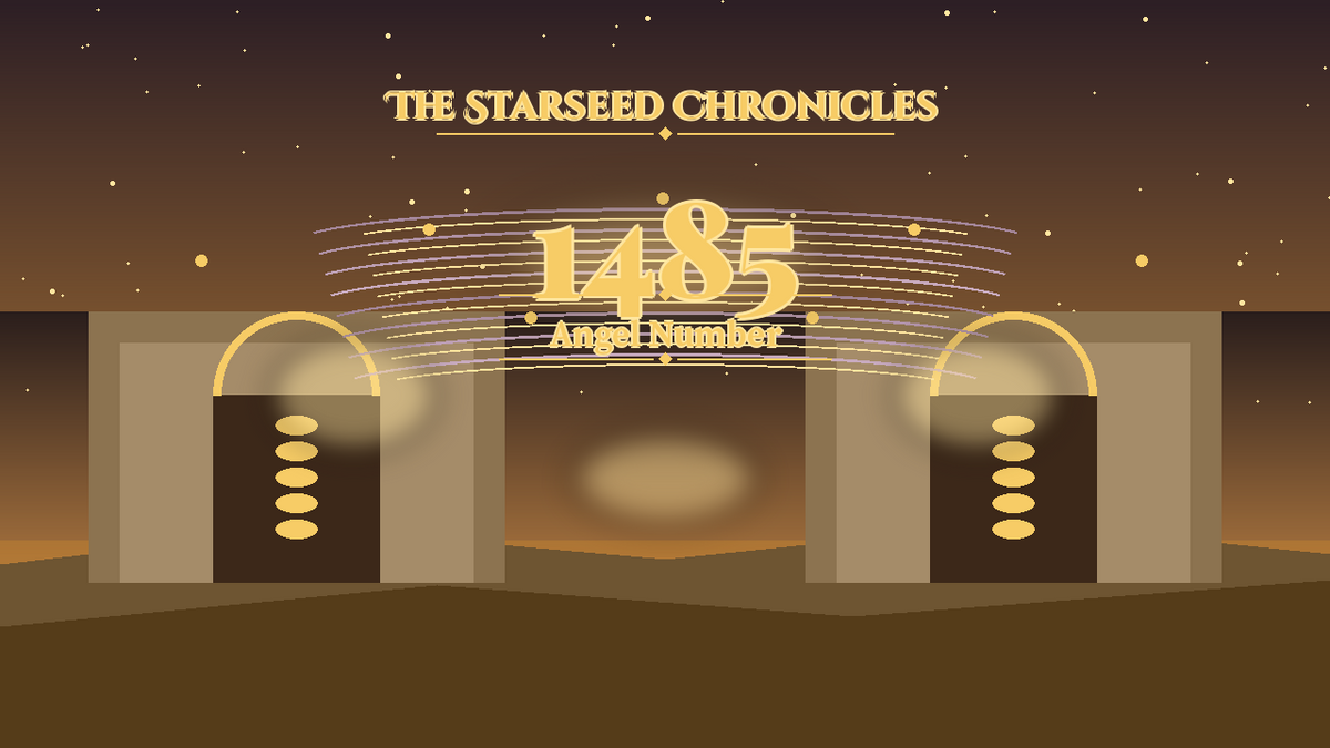 Angel Number 1485: The Starseed Chronicles Style H, Woodland Community Paths Vault Wind Lane