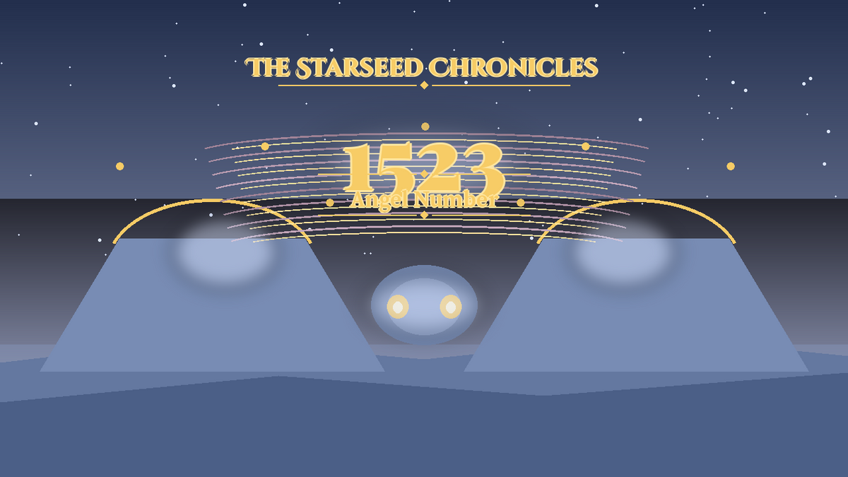 Angel Number 1523: The Starseed Chronicles Style H, Silver Cascade Bridges Twin Joy Atelier