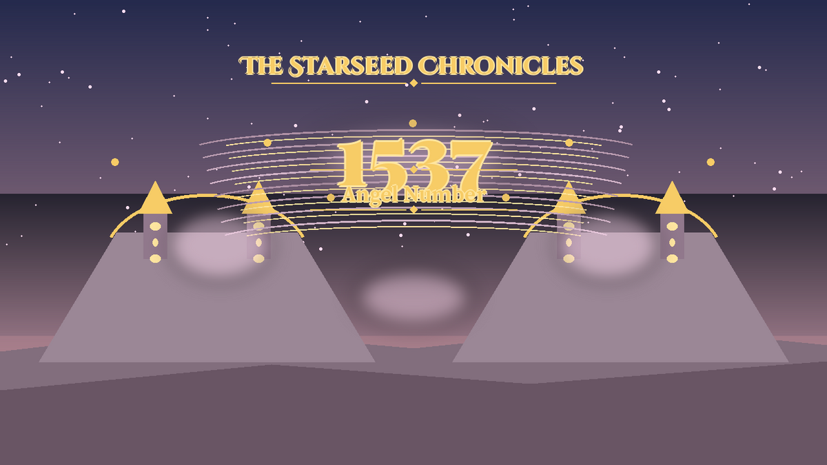 Angel Number 1537: The Starseed Chronicles Style H, Soft Carnival Meadow Chorus Spirit Spire