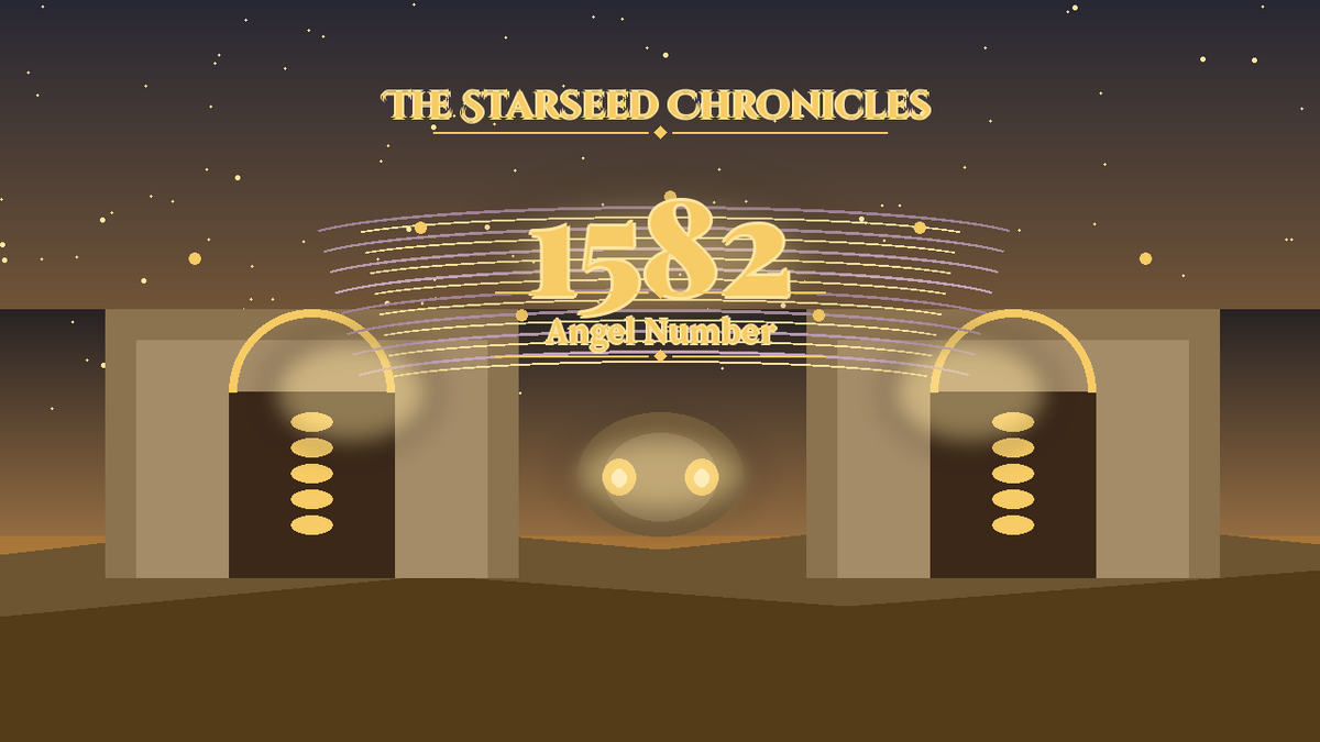 Angel Number 1582: The Starseed Chronicles Style H, Elara Cottage Hearth Vault Faith Bridge