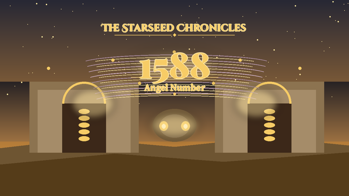Angel Number 1588: The Starseed Chronicles Style H, Lantern Marsh Causeway Vault Coin Cascade