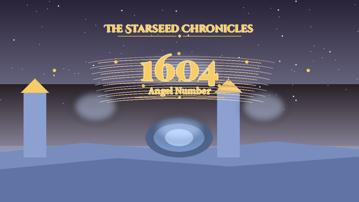 Angel Number 1604: The Starseed Chronicles Style H, Silver Cascade Bridges Zero Keystone Span