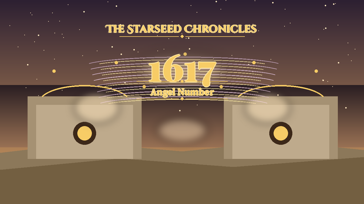 Angel Number 1617: The Starseed Chronicles Style H, Cedar Sanctuary Steps Pioneer Spirit Spire