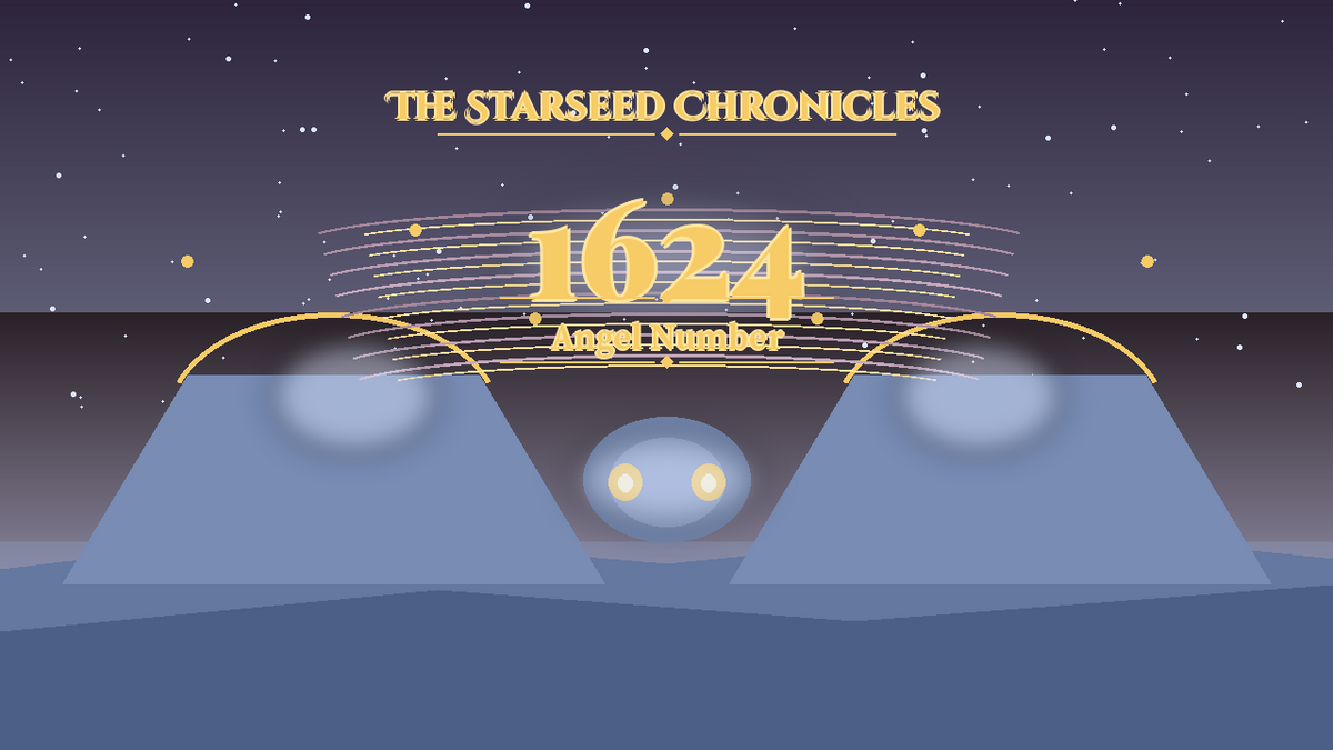 Angel Number 1624: The Starseed Chronicles Style H, Dimmed Village Quiet Twin Keystone Span