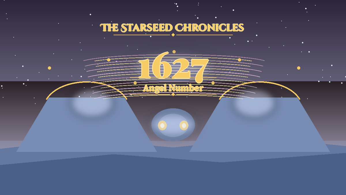 Angel Number 1627: The Starseed Chronicles Style H, Aurora Tide Harbor Twin Spirit Spire