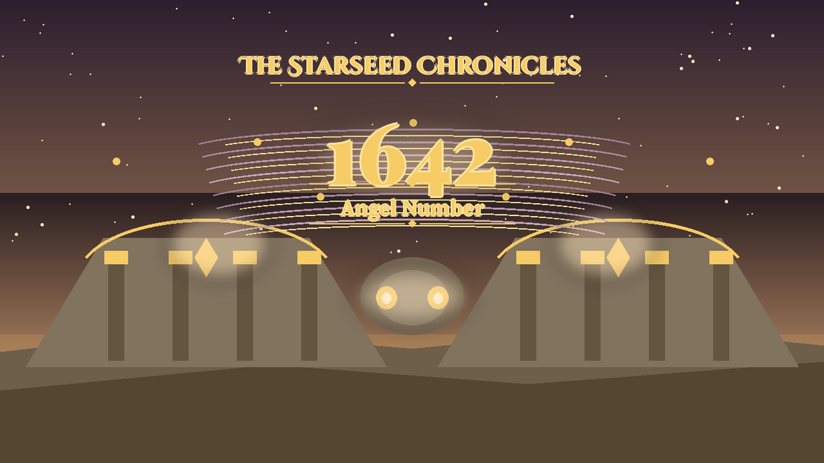 Angel Number 1642: The Starseed Chronicles Style H, Ember Market Courtyard Keystone Faith Bridge