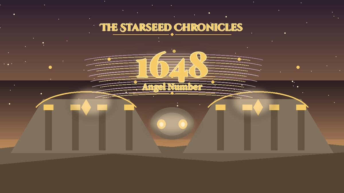 Angel Number 1648: The Starseed Chronicles Style H, Floating Sky Islands Keystone Coin Cascade