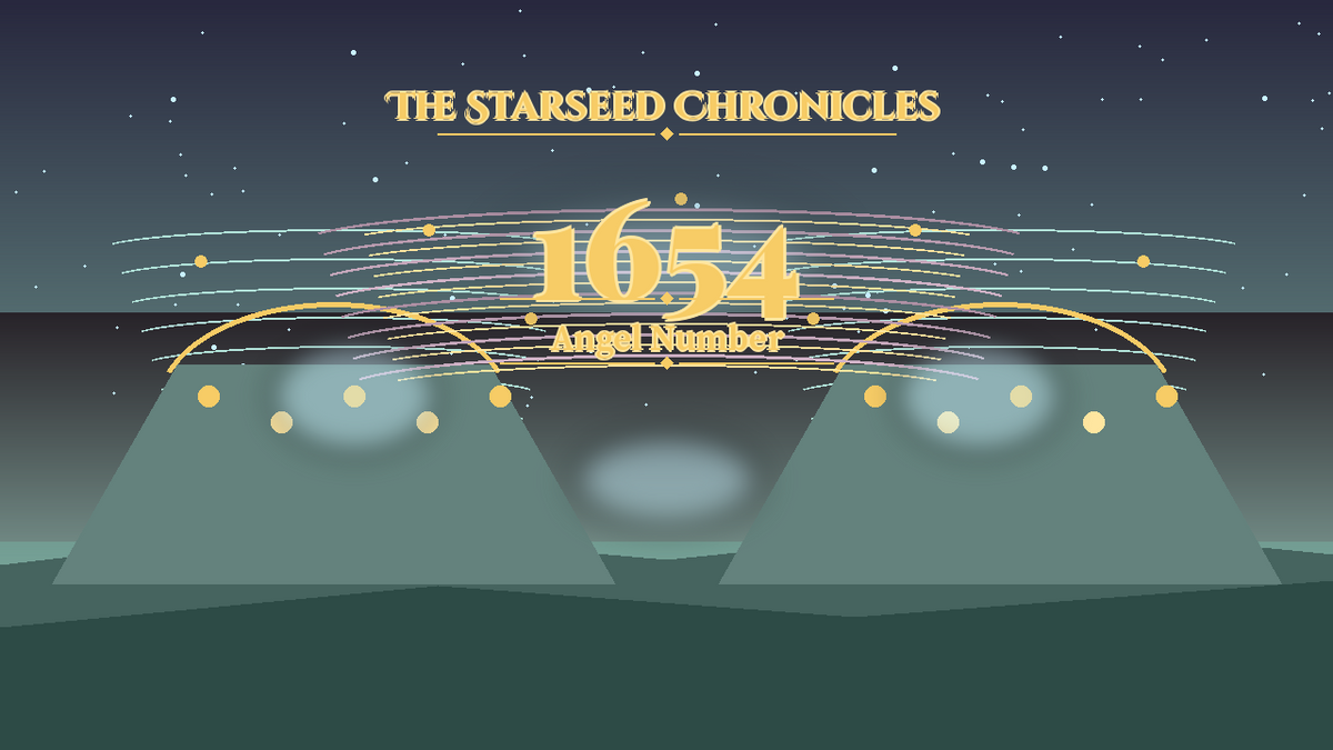 Angel Number 1654: The Starseed Chronicles Style H, Misty Towering Mountains Freewind Keystone Span