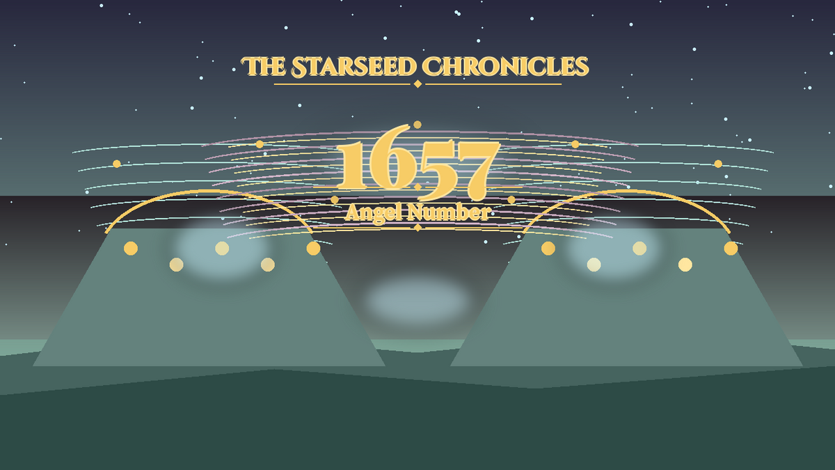 Angel Number 1657: The Starseed Chronicles Style H, Opal Forge Overlook Freewind Spirit Spire