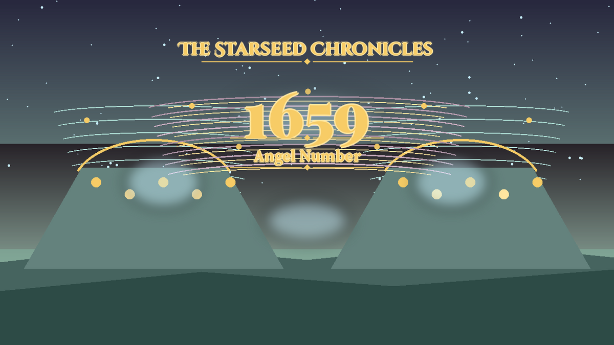 Angel Number 1659: The Starseed Chronicles Style H, Cedar Sanctuary Steps Freewind Release Shore