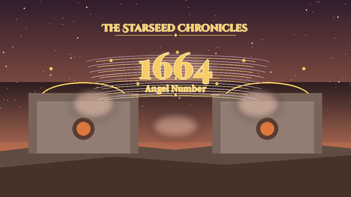 Angel Number 1664: The Starseed Chronicles Style H, Golden Amphitheater Nest Keystone Span