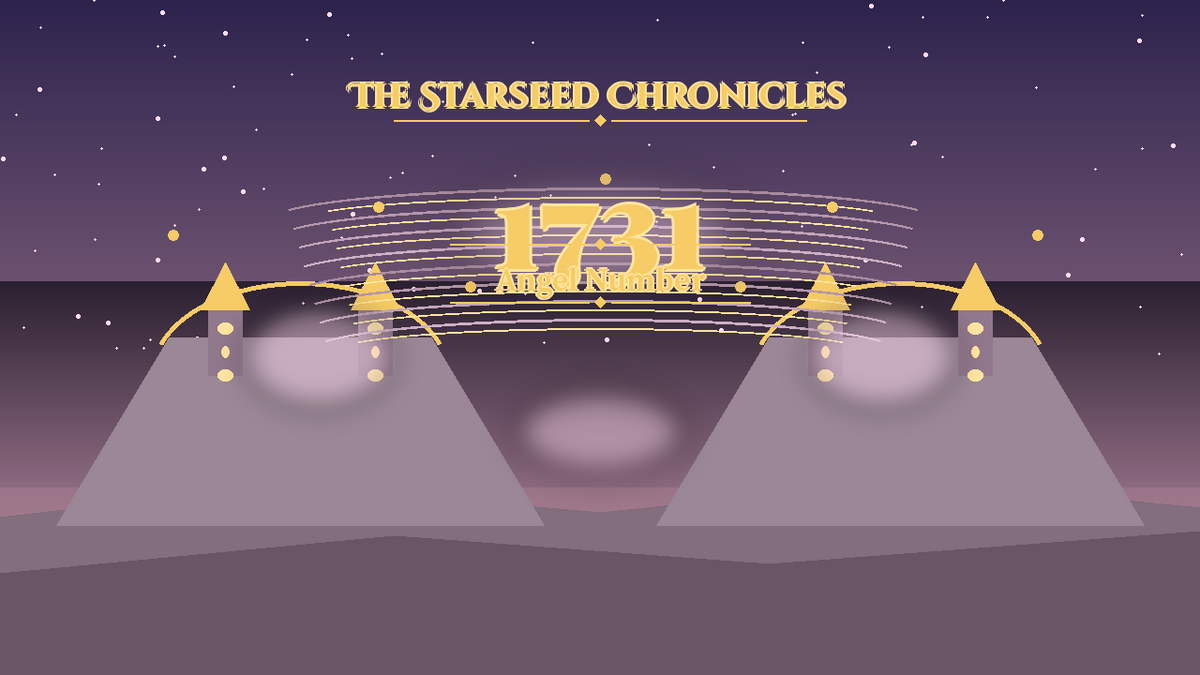 Angel Number 1731: The Starseed Chronicles Style H, Cedar Sanctuary Steps Chorus Dawn Gate