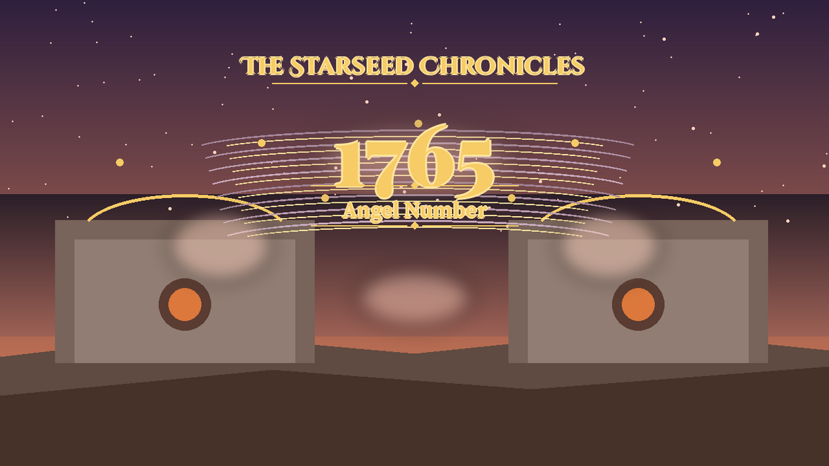 Angel Number 1765: The Starseed Chronicles Style H, Golden Amphitheater Nest Wind Lane