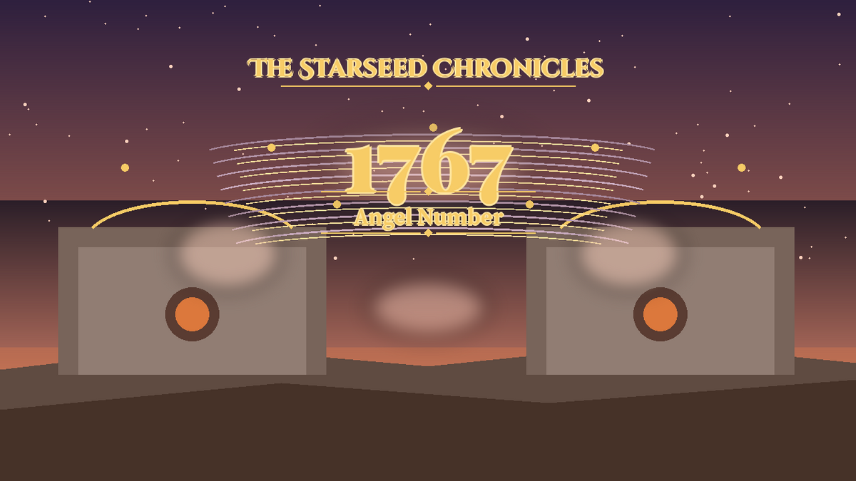 Angel Number 1767: The Starseed Chronicles Style H, Crystal River Crossing Nest Spirit Spire
