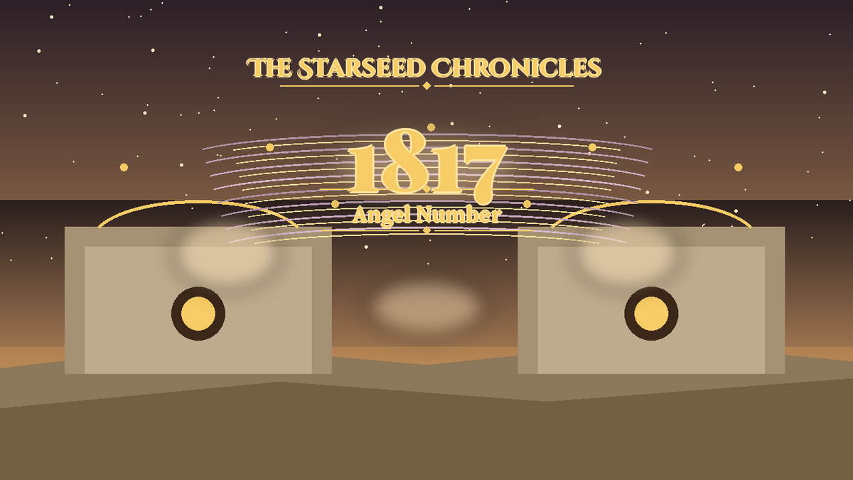 Angel Number 1817: The Starseed Chronicles Style H, Soft Carnival Meadow Pioneer Spirit Spire