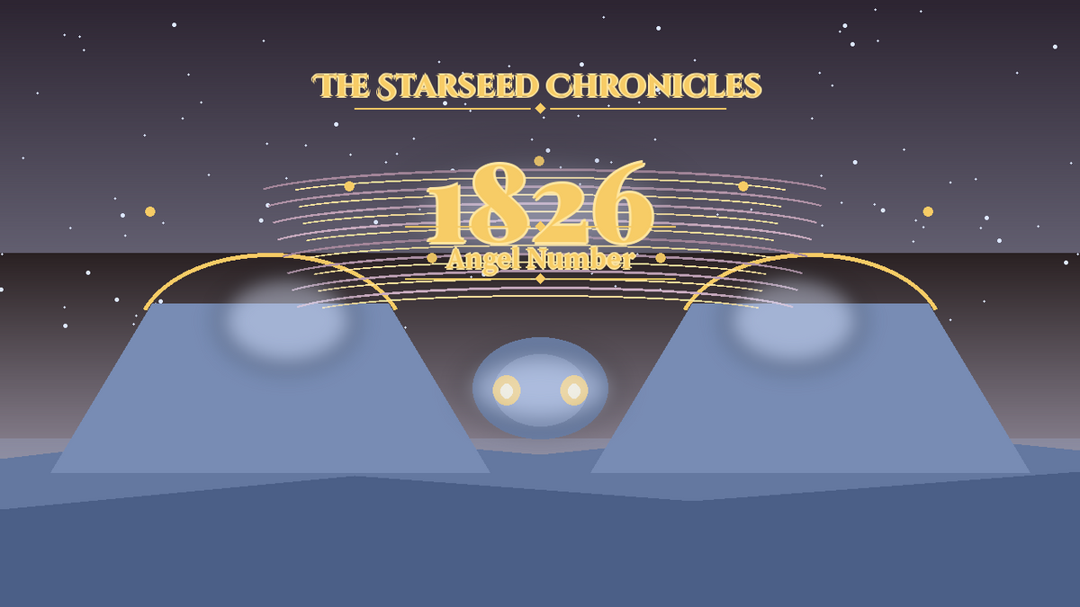 Angel Number 1826: The Starseed Chronicles Style H, Arcturian Healing Sanctum Twin Nest Hearth