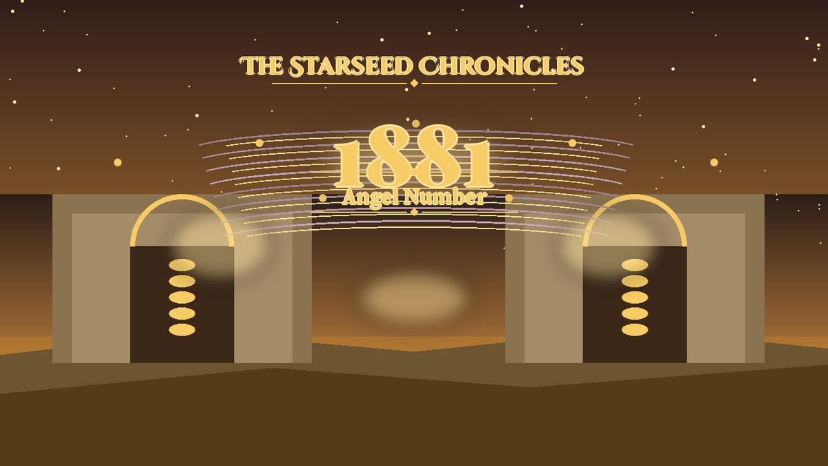 Angel Number 1881: The Starseed Chronicles Style H, Dense Ancient Forests Vault Dawn Gate