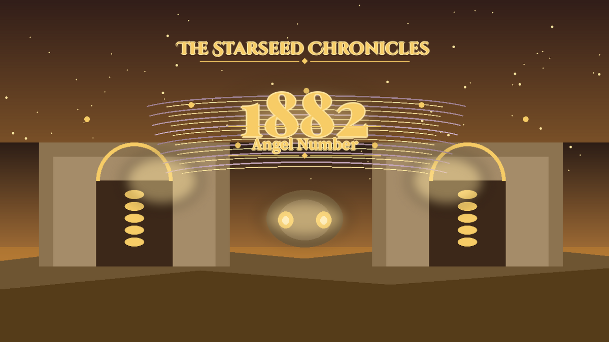 Angel Number 1882: The Starseed Chronicles Style H, Misty Towering Mountains Vault Faith Bridge