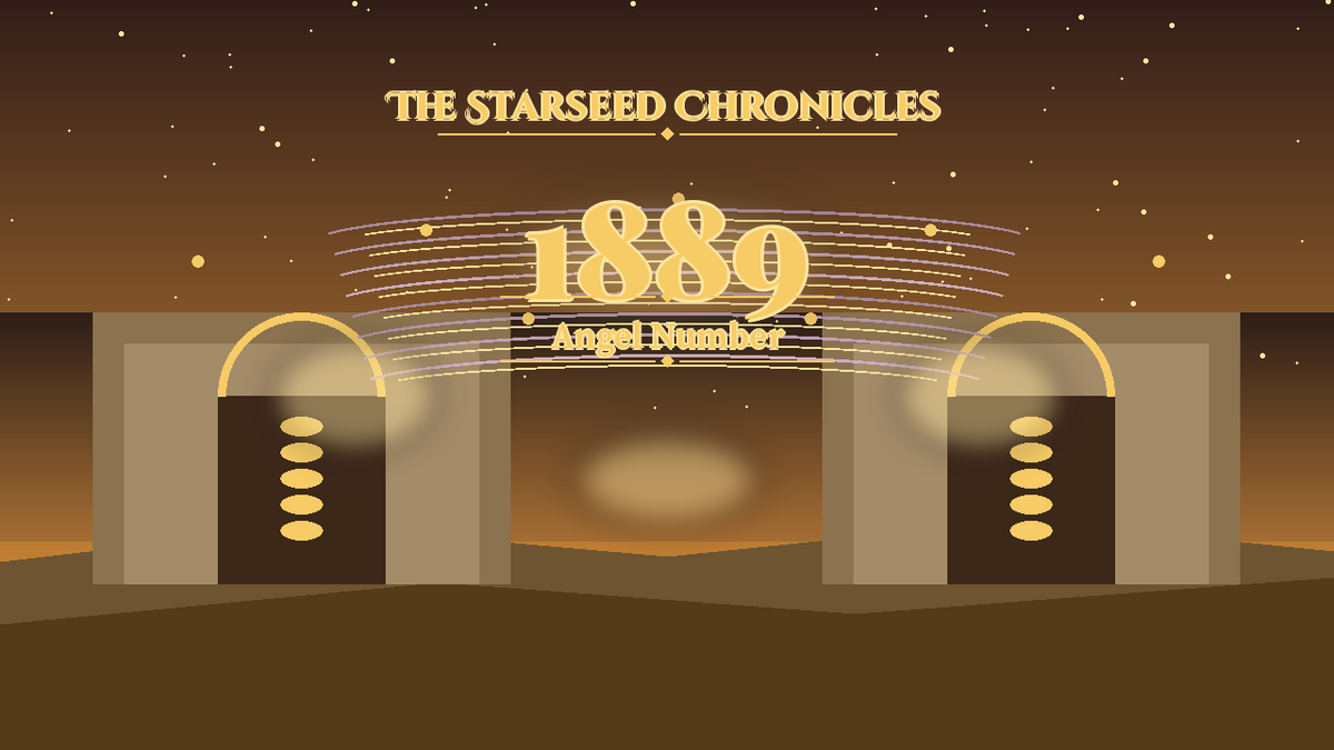 Angel Number 1889: The Starseed Chronicles Style H, Woodland Community Paths Vault Release Shore