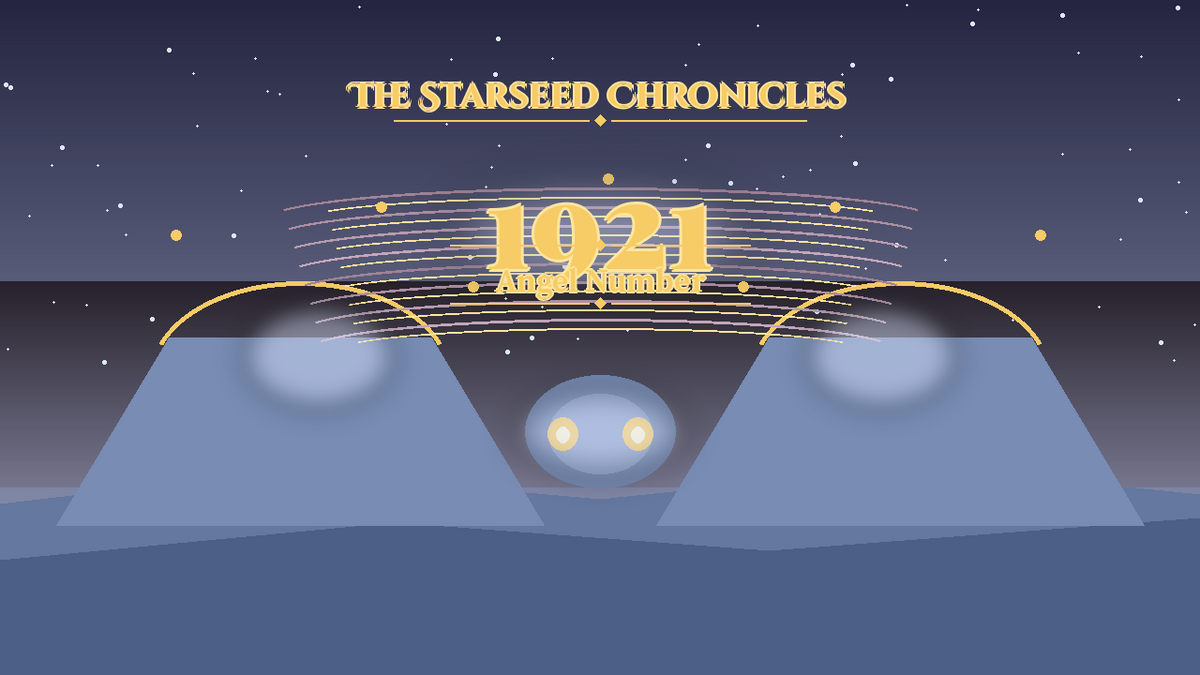 Angel Number 1921: The Starseed Chronicles Style H, Misty Towering Mountains Twin Dawn Gate